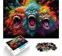 1000 Piece Adult Puzzles Painting of orangutan Educational Game Challenge Toy 26x38cm deal as gifts for the whole family