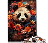 1000 Piece Adult Puzzles Painting Panda Brain Teaser Game 26x38cm is ideal as a gift for the whole family for teenager Age 14 Years Up