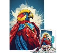 1000 Piece Adult Puzzles Parrot Superhero Help The Brain Exercise Home Decoration Educational Toy for And from 14 Years And over (50x75cm)