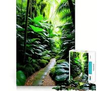 1000 Piece Adult Puzzles Pathway to Paradise Flawless Cut Fun Focus Game Gift Free Play Game Birthday Fun Gift (38x52cm)