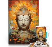 1000 Piece Adult Puzzles Siddhartha Gautama Artwork Made of cardboard,Suitable for people aged 14 and above Puzzle for Birthday and unique gifts。size:26x38cm/10.24x14.96inch