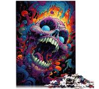 1000 Piece Adult Puzzles skull Brain Teaser Game 26x38cm for is ideal as a gift for the whole family Suitable for and teens 14+