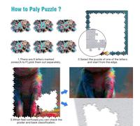 1000 Piece Adult Puzzles Smiling Cute Piggy for Jigsaw Puzzle 26x38cm Help the brain exercise addictive toys to cultivate patience
