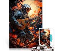1000 Piece Adult Puzzles Space man music Herausforderndes Spielspielzeug Lustige Aktivitäten für zu Hause, Geburtstagsgeschenk, Reisegeschenk,50x70cm
