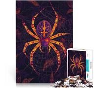 1000 Piece Adult Puzzles Spider Made of cardboard for and from 14 years and over unique challenge game Offered as gifts for the whole family。size:38x52cm/14.96x20.47inch