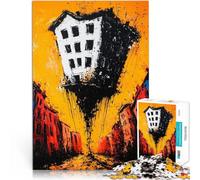 1000 Piece Adult Puzzles The Floating Abyss Made of cardboard for and from 14 years and over Vacation at home: killing time Challenging Game Gifts。size:38x52cm/14.96x20.47inch
