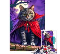 1000 Piece Adult Puzzles The Purrfect Bite Help The Brain Exercise Home Decoration Educational Toy for And from 14 Years And over (38x26cm)