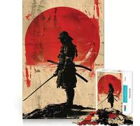 1000 Piece Adult Puzzles Traditional Samurai Armor Fine Edge Craft Cognitive Game Toy Relax Game Play Christmas Wall Art(38x26cm)