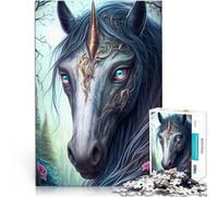 1000 Piece Adult Puzzles Unicorn Mythical Brain Teaser Game 50x75cm for is ideal as a gift for the whole family for and 14 Years old