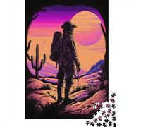 1000 Piece Adventurer In Desert Jigsaw Puzzles for Adults Puzzle Adult Jigsaw Puzzle Home Decoration Puzzle Toys 1000pcs (75x50cm)