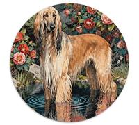 1000 Piece Afghan Hound Jigsaw Puzzle for Adults Kids - Family Fun, Educational Toys, Flower Tree Jigsaws, Decoration Gifts 1000pcs (67.5x67.5cm)
