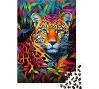 1000 Piece African Leopard Adult Puzzles Paper Puzzle for Adults Educational Game Challenge Toy 1000pcs (38x26cm)
