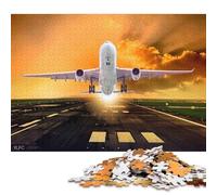 1000 Piece Airplane Take Of Flight Puzzles For Adults Wooden Puzzles Brain Teaser Puzzles For Children 1000pcs (75x50cm)