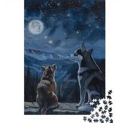 1000 Piece Alaskan Malamute Dog Jigsaw Puzzle for Adult Teenagers Paper Learning Educational Toys 1000pcs (38x26cm)