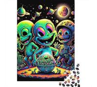 1000 Piece Alien Monster8 Jigsaw Puzzle for Adult Teenagers Paper Jigsaw Puzzles Educational Game Challenge Toy Birthday Gifts 1000pcs (38x26cm)