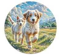 1000 Piece Anatolian Shepherd Dog Game Puzzle Great Gift for Adults Challenging Games Home Decoration Cute Animal Jigsaw Puzzle for Women Men Adult 1000pcs (67.5x67.5cm)