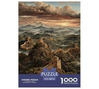 1000 Piece Ancient Chinese Architecture Jigsaw Puzzles for Adults Gifts Educational Games Home Decoration Chinese Style Jigsaw Puzzle for Adults And Kids 52x38cm/1000pcs