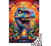 1000 Piece Ancient Dinosaurs Jigsaw Puzzles for Adult Teenagers Home Educational Games DIY Toys 1000pcs (38x26cm)