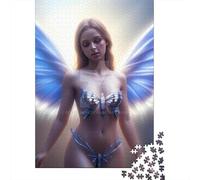 1000 Piece Angel Girl Jigsaw Puzzle for Adult Teenagers Paper Jigsaw Puzzles Educational Game Challenge Toy Birthday Gifts 1000pcs (38x26cm)