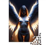 1000 Piece Angel Girl Jigsaw Puzzles for Adult Teenagers Wooden Puzzles For Family Fun & Game Night 1000pcs (75x50cm)