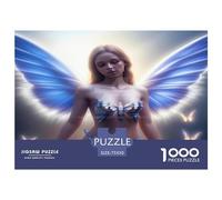 1000 Piece Angel Girl Square Puzzles for Adults And Wooden Puzzles Family Activity 1000pcs (75x50cm)
