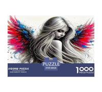 1000 Piece Angel Wings Jigsaw Puzzles for Adults Educational Games Jigsaw Puzzle Home Decors for The Whole for Women, Gifts for Men 38x26cm/1000pcs
