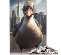 1000 Piece Angry Goose Creative Square Jigsaw Puzzles for Adults & Wooden Puzzles Stress Relief Puzzle Games And Unique 1000pcs (75x50cm)