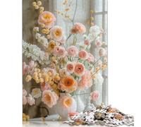 1000 Piece Animal Art Flower Jigsaw Puzzle for Adult Teenagers Jigsaw Puzzle For Family Fun & Game Night 1000pcs (75x50cm)