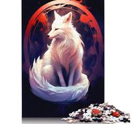 1000 Piece Animal Art Fox Jigsaw Puzzles for Adult Puzzle Jigsaws for Adults Age 14+ 1000pcs (75x50cm)