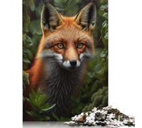 1000 Piece Animal Art Fox Jigsaw Puzzles for Adult Teenagers Home Educational Games DIY Toys 1000pcs (75x50cm)