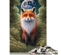 1000 Piece Animal Art Fox Jigsaw Puzzlesfor Adults Puzzle Jigsaws for Adults Unique Home Decor And Gifts 1000pcs (75x50cm)