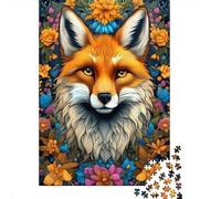 1000 Piece Animal Art Fox Jigsaw Puzzlesfor Adults Puzzle Jigsaws for Adults Unique Home Decor And Gifts 1000pcs (38x26cm)