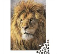 1000 Piece Animal Art Lion Jigsaw Puzzle for Adult Teenagers Christmas Eve Gifts 1000pcs (38x26cm)