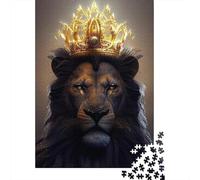 1000 Piece Animal Art Lion Jigsaw Puzzle for Adult Teenagers Jigsaw Puzzle For Family Fun & Game Night 1000pcs (38x26cm)
