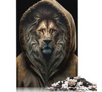 1000 Piece Animal Art Lion Jigsaw Puzzles for Adult Puzzle Jigsaws for Adults Age 14+ 1000pcs (75x50cm)