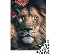 1000 Piece Animal Art Lion Jigsaw Puzzles for Adult Teenagers Paper Puzzles Sustainable Puzzle for Adults | Games 1000pcs (38x26cm)