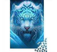 1000 Piece Animal Art Tiger Jigsaw Puzzle for Adult Teenagers Paper Jigsaw Puzzles Educational Game Challenge Toy Birthday Gifts 1000pcs (38x26cm)