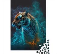 1000 Piece Animal Art Tiger Jigsaw Puzzles for Adults Puzzles for Adults Puzzles Unique Home Decor And Gifts 1000pcs (38x26cm)