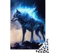 1000 Piece Animal Art Wolf Jigsaw Puzzles for Adult Teenagers Paper Puzzles For Family Fun & Game Night 1000pcs (38x26cm)