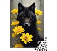 1000 Piece Animal Art Wolf Jigsaw Puzzles for Adults Paper Puzzle for Adults And Teenager Educational Puzzle 1000pcs (38x26cm)