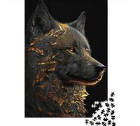 1000 Piece Animal Art Wolf Jigsaw Puzzles for Adults Puzzle Adult Jigsaw Puzzle Home Decoration Puzzle Toys 1000pcs (38x26cm)