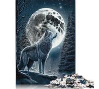 1000 Piece Animal Art Wolf Jigsaw Puzzles for Adults Wood Puzzle Jigsaws for Adults 1000pcs (75x50cm)