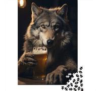 1000 Piece Animal Art Wolf Jigsaw Puzzlesfor Adults Paper Puzzle Jigsaws for Adults For Family Fun & Game Night 1000pcs (38x26cm)