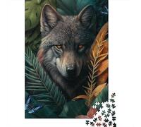 1000 Piece Animal Art Wolf Jigsaw Puzzlesfor Adults Puzzle Jigsaws for Adults Unique Home Decor And Gifts 1000pcs (38x26cm)