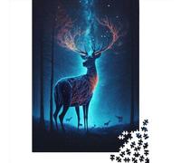 1000 Piece Animal Deer6545 Jigsaw Puzzles for Adults Puzzle Adult Jigsaw Puzzle Home Decoration Puzzle Toys 1000pcs (38x26cm)