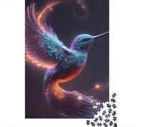 1000 Piece Animal Hummingbird Jigsaw Puzzles for Adults Paper Puzzle for Adults And Teenager Educational Puzzle 1000pcs (38x26cm)