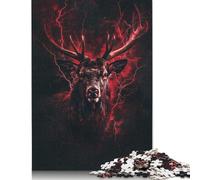 1000 Piece Animal Majestic Deer Jigsaw Puzzlesfor Adults Puzzle Jigsaws for Adults Unique Home Decor And Gifts 1000pcs (38x26cm)