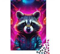 1000 Piece Animal Raccoons Jigsaw Puzzles for Adults Puzzle Adult Jigsaw Puzzle Home Decoration Puzzle Toys 1000pcs (75x50cm)