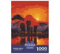 1000 Piece Animal World Game Puzzle for Adults Gifts Educational Games Home Decors Brainteasing Natural World Jigsaw Puzzle for Women Men Adult 52x38cm/1000pcs