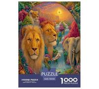 1000 Piece Animal World Game Puzzle Great Gift for Adults Educational Games Home Decoration Brainteasing Natural World Jigsaw Puzzle for Adults 70x50cm/1000pcs